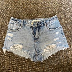 PacSun Festival Hi-rise denim shorts